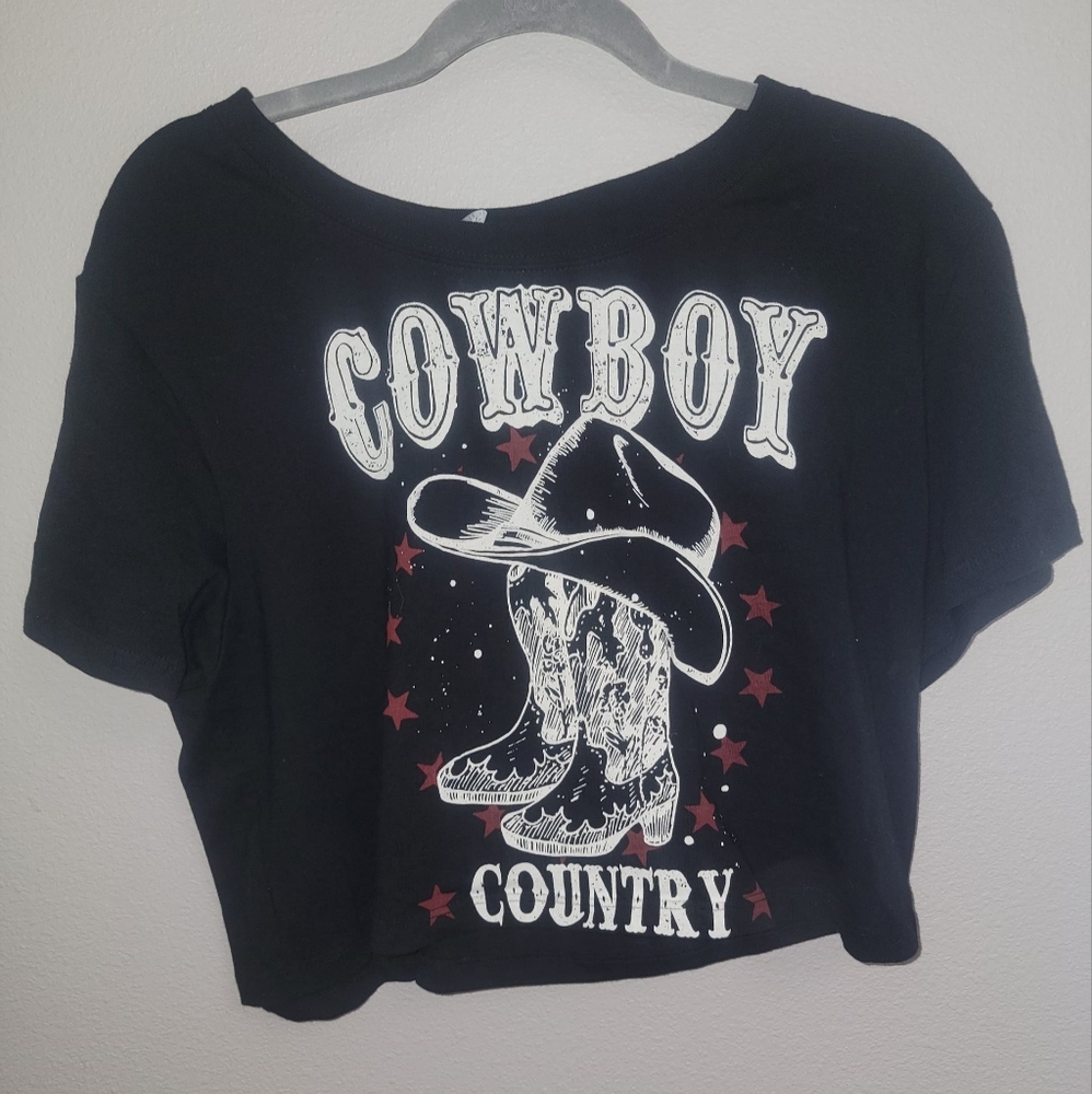 Cowboy Country Graphic Top